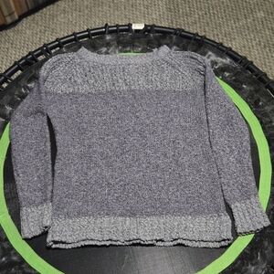 Women's Gray Light Purple Sweater